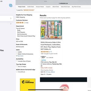 MGA's Miniverse Make It Mini Food Multipack